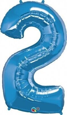 Foil Balloon - Blue #2 - 34" Foil Balloon - Blue #2 - 34"