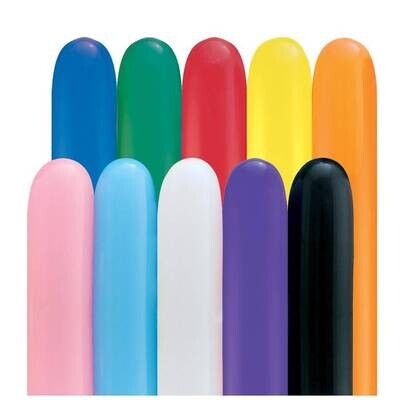 Latex Balloons-Classic Assortment-250pkg-260Q