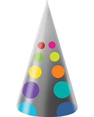 Hats-Birthday Pop (8pk)