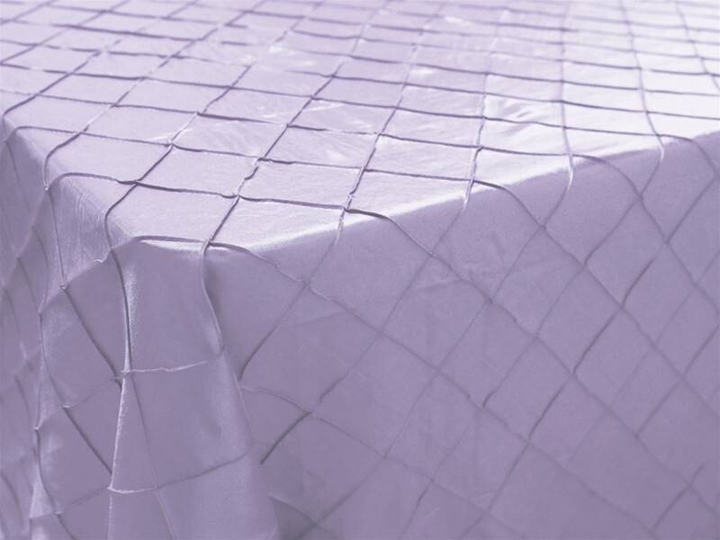 Rental-Rectangular table Cloth-Pintuck Lavender-90&#39;&#39;x156&#39;&#39;-1Day