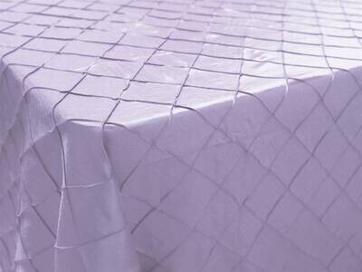 Rental-Rectangular table Cloth-Pintuck Lavender-90&#39;&#39;x156&#39;&#39;-1Day