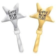 Noisemaker-New Year Plastic Star