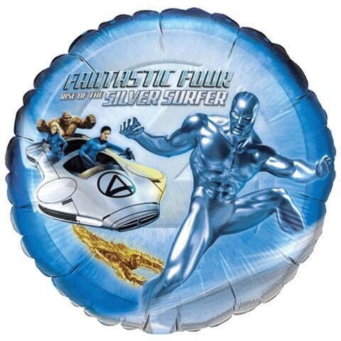 Foil Balloon - Fantastic Four Silver Surfer - 18&quot;