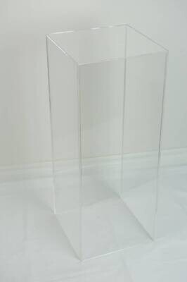 Rental-Clear Acrylic Pedestal-Medium-1Day