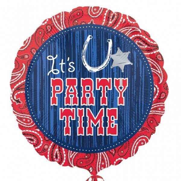 Foil Balloon - It&#39;s Party Time - 18&quot;