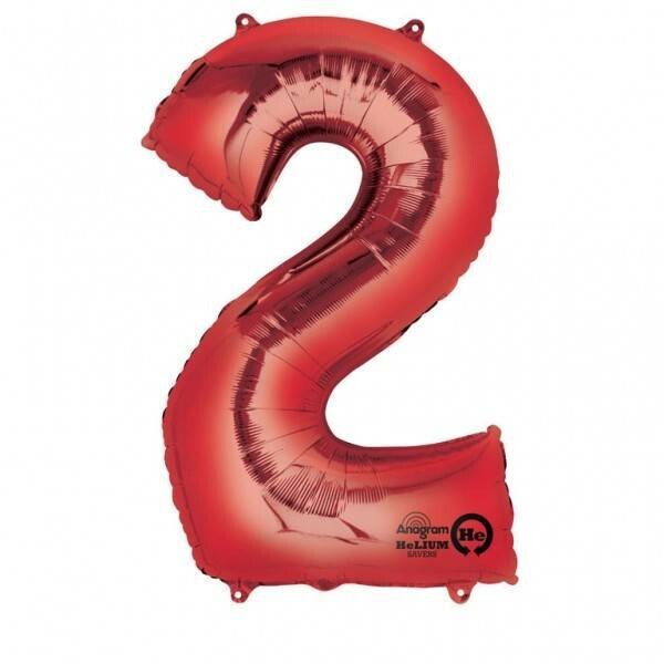 Foil Balloon - Red - #2 - 22&quot;x33&quot;