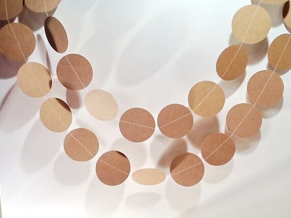 Garland-Round Kraft-9ftx2.5in