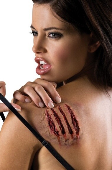 Costume Accessory-Love Scratch Latex Wound-1pkg