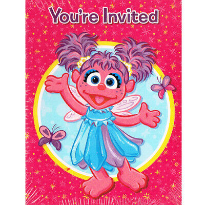 Invitations - Sesame Street - 8pkg
