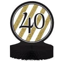 Centerpiece-Black &amp; Gold 40-9&#39;&#39;x11.7&#39;&#39;