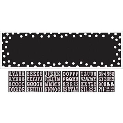 Giant Sign Banner-White Dots-Customizable-65&#39;&#39;x20&#39;&#39;