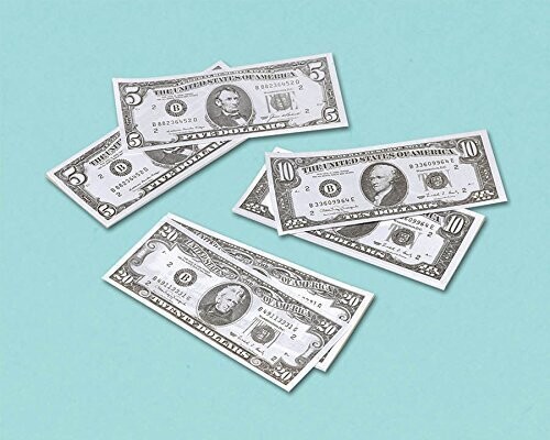 Party Favors-Play Money Pads-12pk