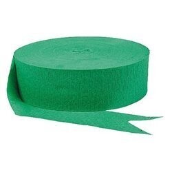 Paper Crepe Streamers - Festive Green - 500ft