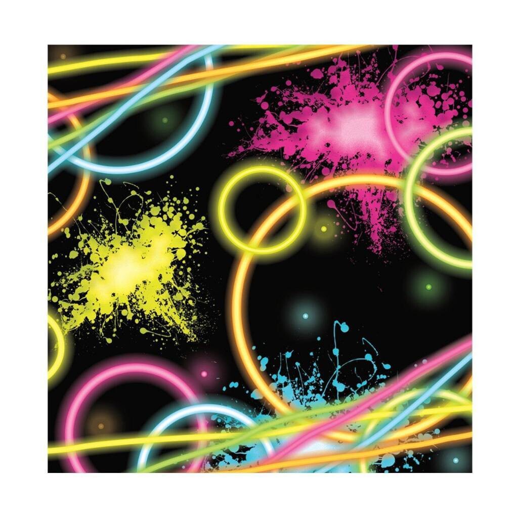 Napkins BEV-Glow Party (18pk) - Discontinued