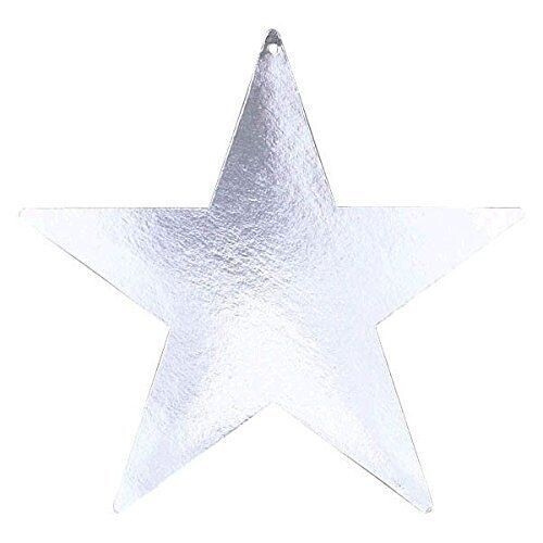 Cutouts-Star-Silver-Foil-12&#39;&#39;