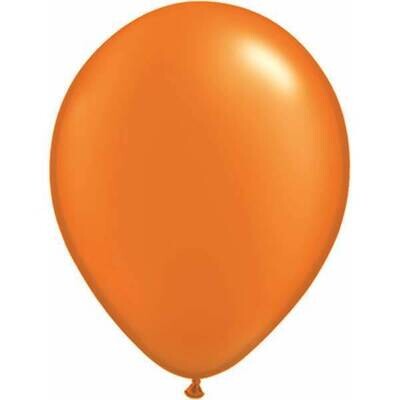 Latex Balloon-Pearl Mandarin Orange-1pkg-11&quot;