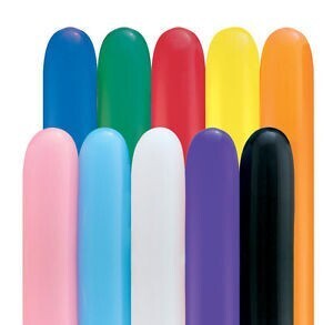 Latex Balloons-Classic Assortment-100pk-260Q