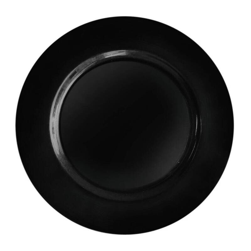 Rental-Black Charger Plate-Individual-1 Day
