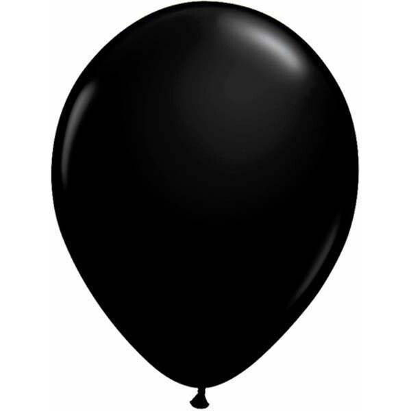 Latex Balloon-Onyx Black-1pkg-11&quot;