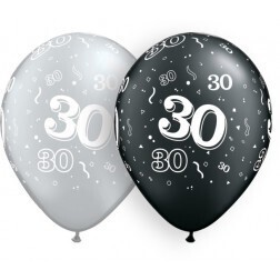 Latex Balloon-30 A Round Assortment-1pkg-11&quot;
