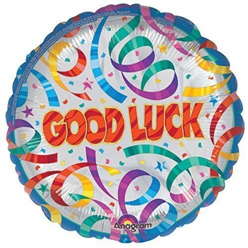 Foil Balloon - Good Luck Streamers - 18&quot;