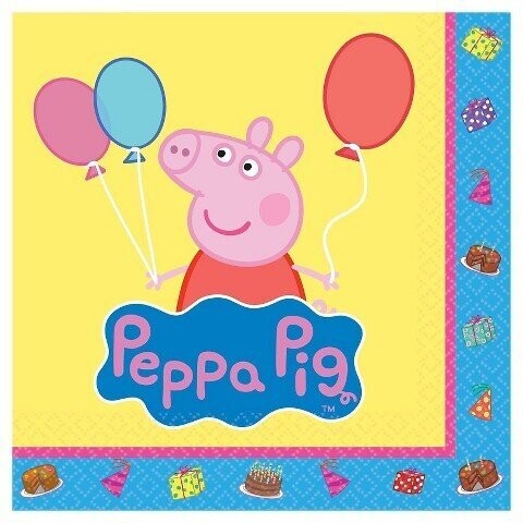 Napkins - BV - Peppa Pig - 16pkg - 2ply