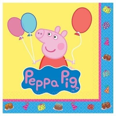 Napkins - BV - Peppa Pig - 16pkg - 2ply
