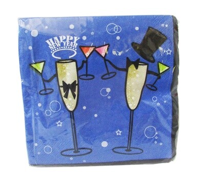 New Years-Napkins BEV/Toast