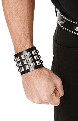 Costume Accessory-Stud Wristband-One Size