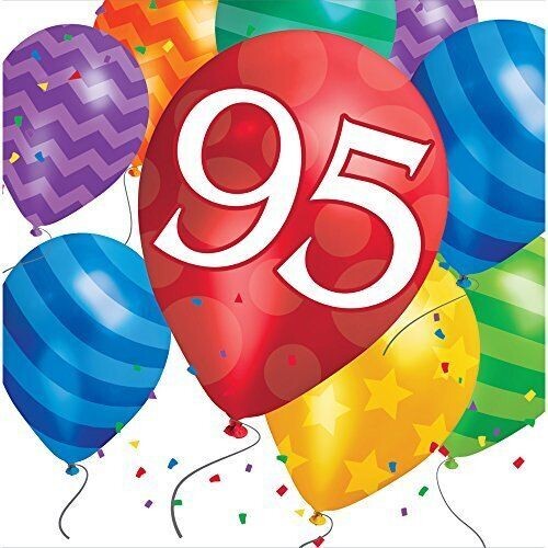 Napkins-LN-95th Balloon Blast-16pk-2ply - Discontinued
