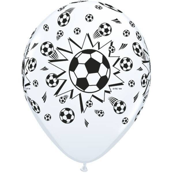 Latex Balloon-Soccer Balls-1pkg-11&quot;
