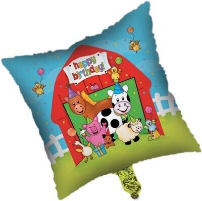 Foil Balloon - Barnyard Bash Happy Birthday - 18&quot;
