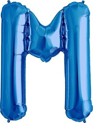 Foil Balloon - Blue M - 34"