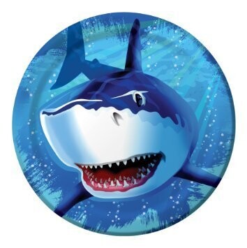 Plates LN - Shark Splash (8 pk)