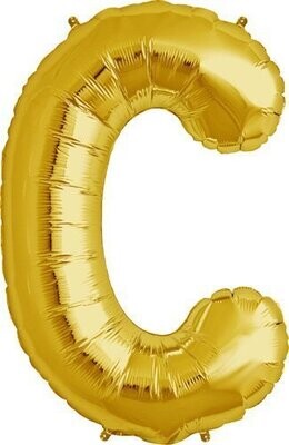 Foil Balloon - Gold C - 34&#39;&#39;