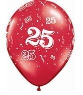 Latex Balloon-25 A Round Assortment-1pkg-11&quot;