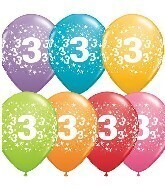 Latex Balloon-#3 Stars Assortment-1pkg-11&quot;