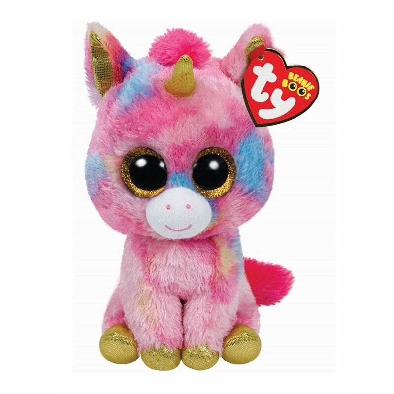 Beanie Boos - Fantasia the Pink Unicorn - 6&quot;