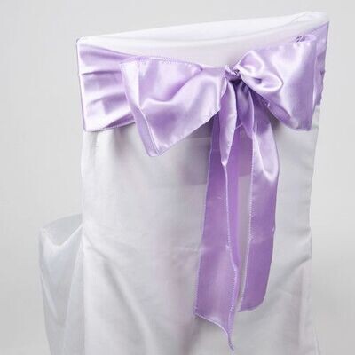Rental-Chair Sash-Satin Lavender-1Day