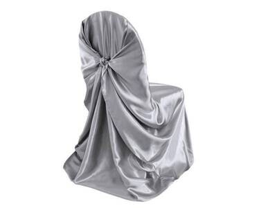 Rental-Chair Cover-Satin Silver-1Day