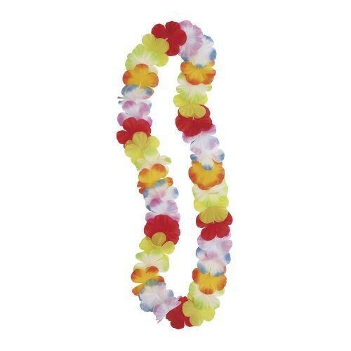 Flower Lei-Multi Color-Fabric-1pk-42&#39;&#39;