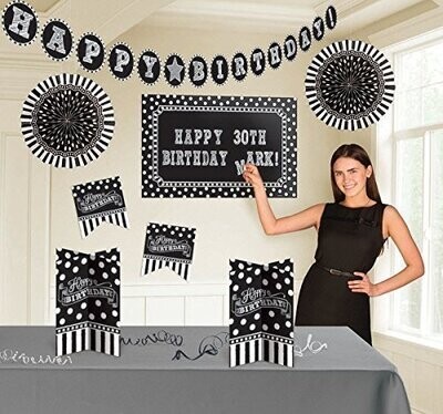 Birthday - Room Decorating Kit - Chalkboard