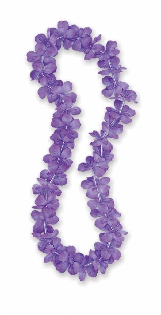 Flower Lei-Purple-1pkg-40&quot;