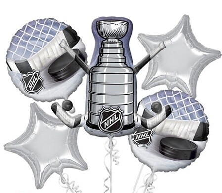 Foil Balloon Bouquet - NHL - 5 Balloons - 2.4ft