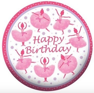 Foil Balloon - Tutu Much Fun Happy Birthday - 18&quot;