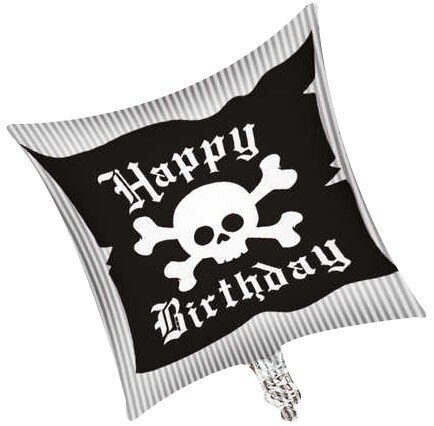 Foil Balloon - Pirate Party Happy Birthday - 18&quot;