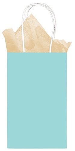 Gift Bag - Small - Robin&#39;s Egg Blue - 8.5&quot;