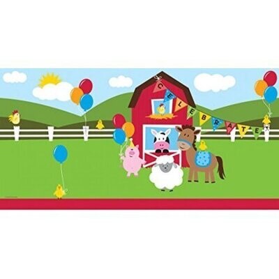 Table Cover-Rectangle-Farmhouse Fun-54&#39;&#39;x108&#39;&#39;-Plastic