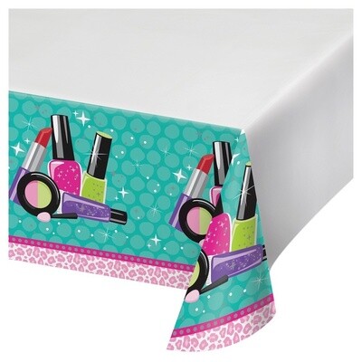 Tablecover-Rectangle-Sparkle Spa Party-Plastic