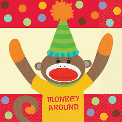 Napkins-Bev-Monkey Party-16pkg-2PLY